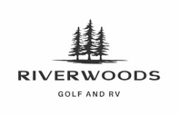 A logo of riverwood golf and rv